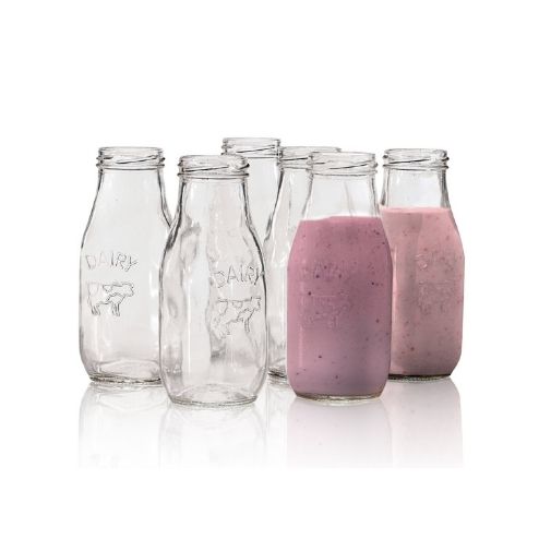 Country Clear Milk Bottle