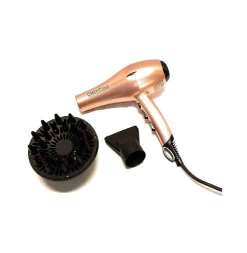 Gem Force Intense Ionic Ceramic Hair Dryer in Rose Gold