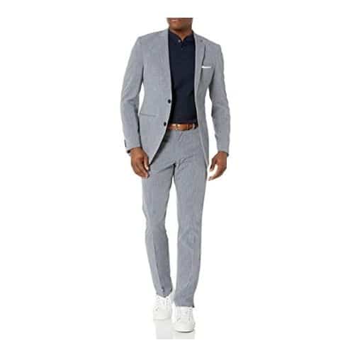 Perry Ellis Men's Slim-Fit Machine Washable Tech Suit