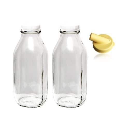The Dairy Shoppe Glass Milk Bottle